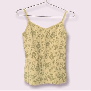 Eddie Bauer Green Floral top